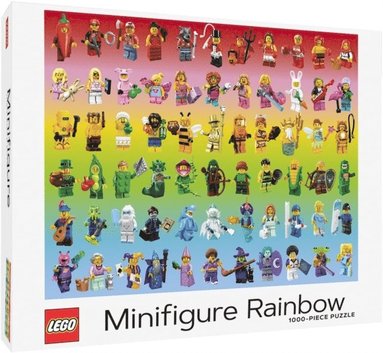 LEGO Minifigure Rainbow 1000-Piece Puzzle (inbunden)