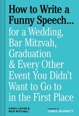 How to Write a Funny Speech? (inbunden)