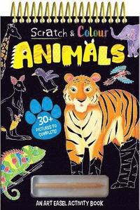 Scratch and Colour  Animals (inbunden)