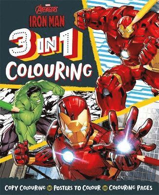 Marvel Avengers Iron Man: 3 in 1 Colouring (inbunden)