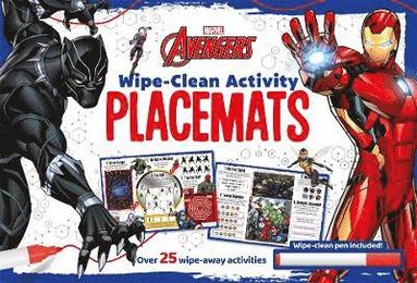 Marvel Avengers: Wipe-clean Activity Placemats (inbunden)