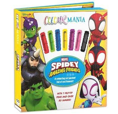 Marvel Spidey and his Amazing Friends: Colourmania (inbunden)