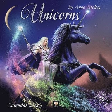 Unicorns by Anne Stokes Wall Calendar 2025 (Art Calendar) (hftad)