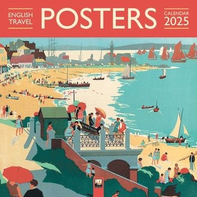 English Travel Posters Wall Calendar 2025 (Art Calendar) (inbunden)
