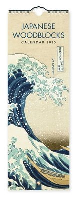 Japanese Woodblocks Slim Calendar 2025 (Art Calendar) (inbunden)