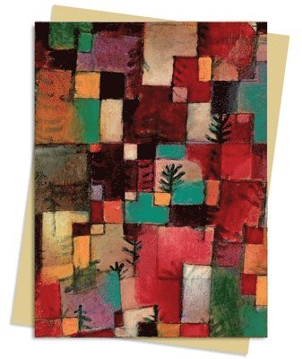 Paul Klee: Redgreen and Violet-Yellow Rythms Greeting Card Pack (inbunden)