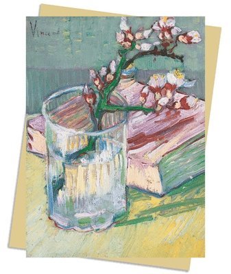 Vincent van Gogh: Flowering Almond Branch in a Glass with a Book Greeting Card Pack (inbunden)