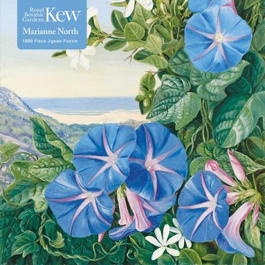 Adult Jigsaw Puzzle Kew: Marianne North: Amatungula and Blue Ipomoea, South Africa (pussel)