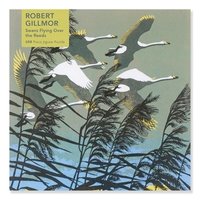 Adult Jigsaw Puzzle Robert Gillmor: Swans Flying Over the Reeds (500 Pieces): 500-Piece Jigsaw Puzzles (inbunden)