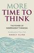 More Time to Think