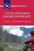 Tourism and Leisure Experience