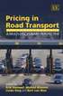 Pricing in Road Transport