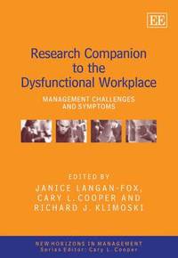 Research Companion to the Dysfunctional Workplace (inbunden)