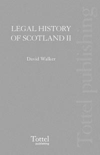 Legal History of Scotland: v. 2 (inbunden)