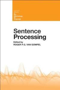 Sentence Processing (inbunden)