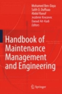 Handbook of Maintenance Management and Engineering (e-bok)