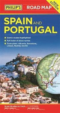 Philip's Spain and Portugal Road Map (hftad)