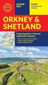 Philip's Orkney and Shetland: Leisure and Tourist Map