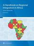 A Handbook on Regional Integration in Africa