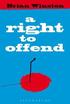 A Right to Offend