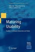 Maturing Usability