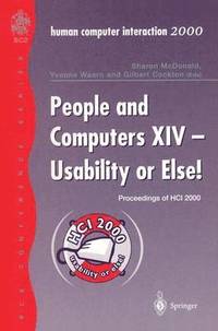 People and Computers XIV - Usability or Else! (hftad)