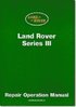 Land Rover Series 3 Workshop Manual