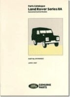Land Rover Series 2A Bonneted Control Parts Catalogue (hftad)