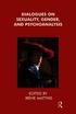 Dialogues on Sexuality, Gender and Psychoanalysis