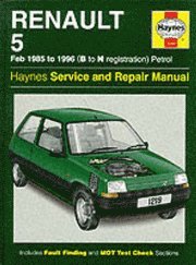 Renault 5 1985-96 Service and Repair Manual (inbunden)