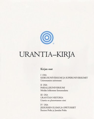 Urantia-kirja / The Urantia Book (häftad)