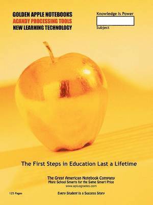 SMARTGRADES School Notebooks with Study Skills, GOLDEN APPLE, 2N1 (inbunden)