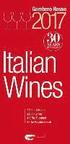 Italian Wines 2017
