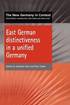 East German Distinctiveness in a Unified Germany