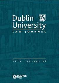 Dublin University Law Journal: Volume 36 (häftad)