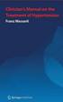 Clinician's Manual: Treatment of Hypertension