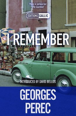I Remember (inbunden)