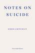 Notes on Suicide