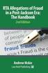 RTA Allegations of Fraud in a Post-Jackson Era: The Handbook