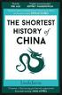 Shortest History of China