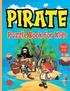 Pirate Puzzle Book for Kids ages 4-8