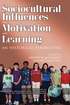 Research in Sociocultural Influences on Motivation and Learning v. 2