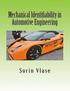 Mechanical Identifiability in Automotive Engineering