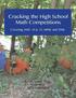 Cracking the High School Math Competitions: Covering AMC 10 & 12, Arml and Ziml