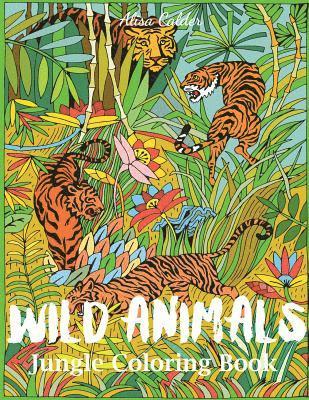 Wild Animals Jungle Coloring Book (h�ftad)