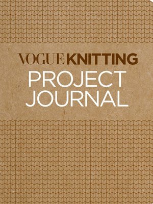Vogue  Knitting Project Journal (hftad)