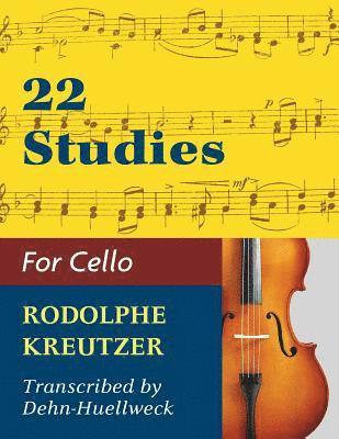 Kreutzer, Rodolphe - 22 Studies - Cello solo (hftad)