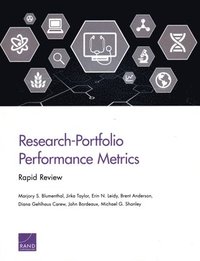 Research-Portfolio Performance Metrics (häftad)