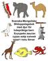 Svenska-Mongoliska Bilduppslagsbok med djur fr tvsprkiga barn