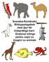 Svenska-Rumänska Bilduppslagsbok med djur för tvåspråkiga barn